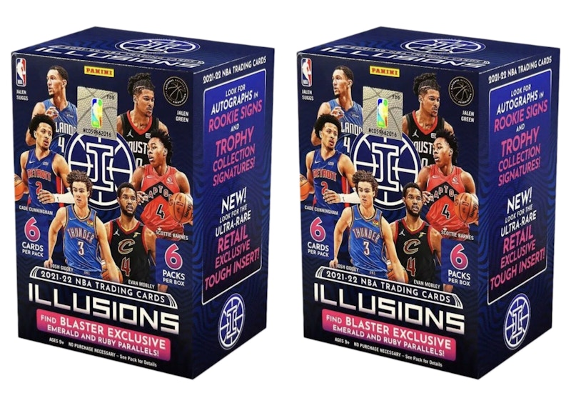 2021-22 Panini Illusions Basketball Blaster Box 2x Lot