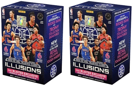 Lote de 2 Cajas Blaster Panini Illusions Basketball 2021-22. Buy Lote de 2 Cajas Blaster Panini Illusions Basketball 2021-22.