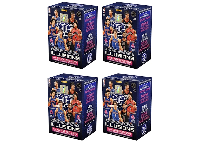 2021-22 Panini Illusions Basketball Blaster Box 4x Lot