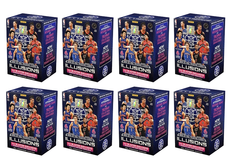2021-22 Panini Illusions Basketball Blaster Box 8x Lot