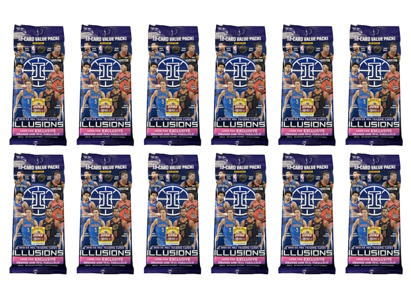 2021-22 Panini Illusions Basketball Value Pack 12x Lot