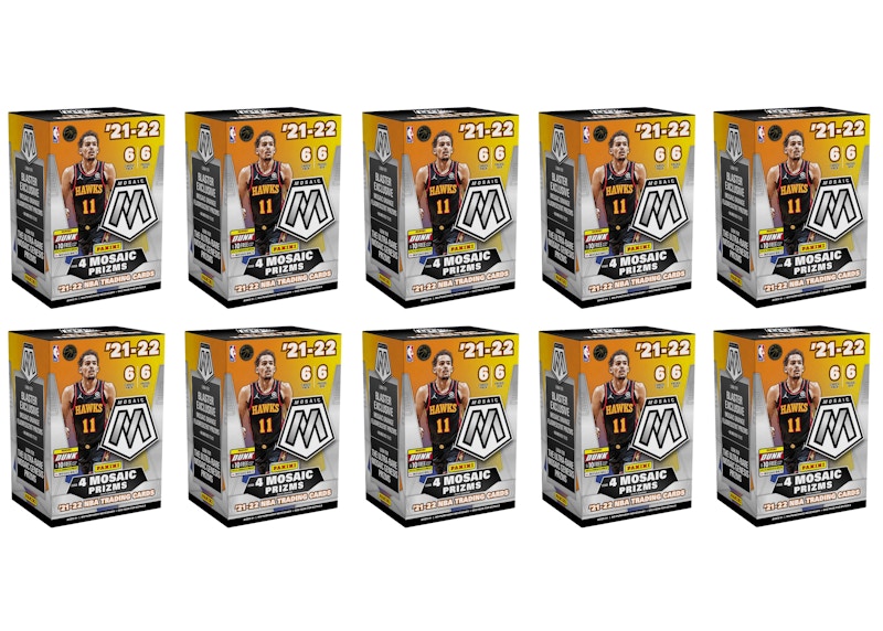 2021-22 Panini Mosaic Basketball Blaster Box 10x Lot