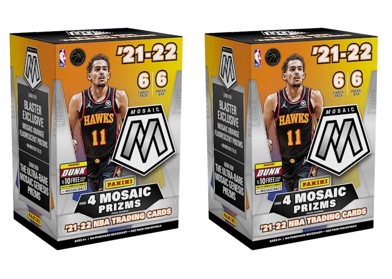 2021-22 Panini Mosaic Basketball Blaster Box 2x Lot