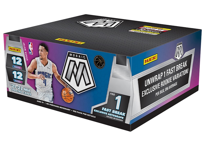 2021-22 Panini Mosaic Basketball Fast Break Box