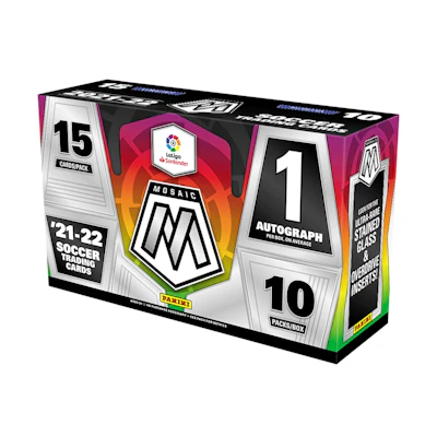 2021-22 Panini Mosaic LaLiga Soccer Hobby Box