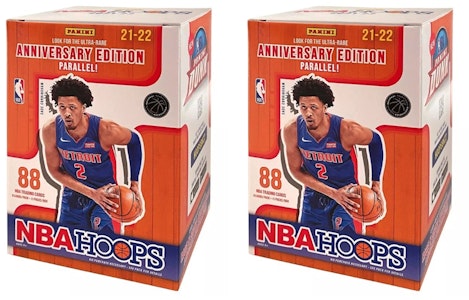 2021-22 Panini NBA Hoops 篮球盒子珍藏版 2个装(周年平行版) Buy 2021-22 Panini NBA Hoops 篮球盒子珍藏版 2个装(周年平行版)