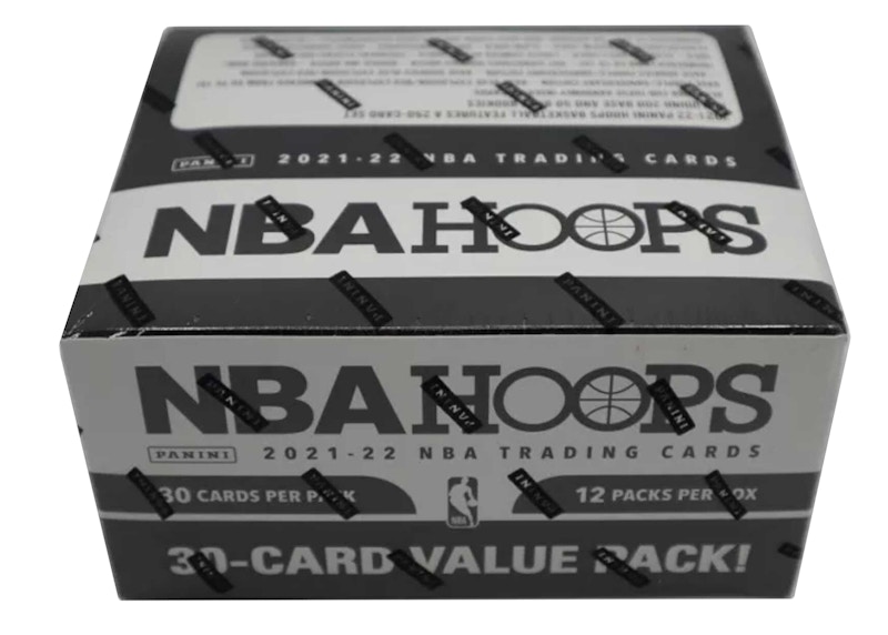 2021-22 Panini NBA Hoops Basketball Factory Sealed Multi-Pack Cello Fat Pack Box