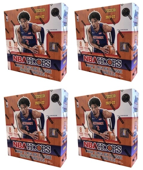 2021-22-panini-nba-hoops-basketball-fanatics-exclusive-mega-box-green-ice-parallels-4x-lot