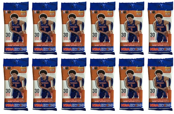 2021-22 Panini NBA Hoops Basketball Fat Pack 12x lot Buy 2021-22 Panini NBA Hoops Basketball Fat Pack 12x lot