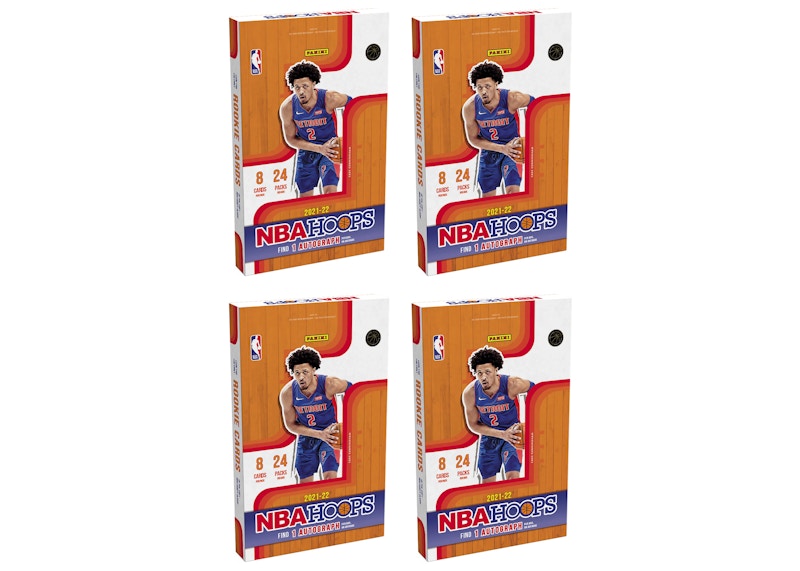 2021-22 Panini NBA Hoops Basketball Hobby Box 4x Lot
