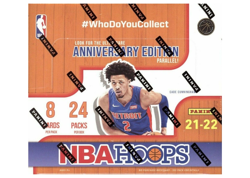 2021-22 Panini NBA Hoops Basketball Retail Box