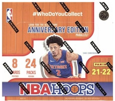 2021-22 Panini NBA Hoops Basketball Retail Box 2021-22 Panini NBA Hoops Basketball Retail Box