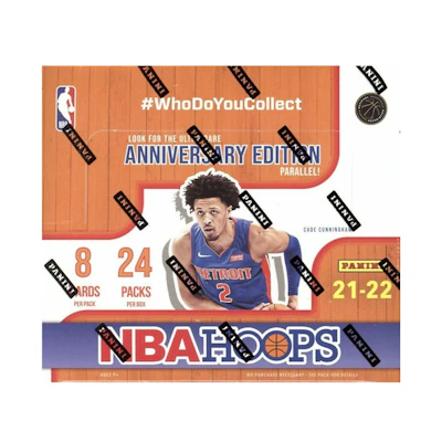 2021-22 Panini NBA Hoops Basketball Retail Box