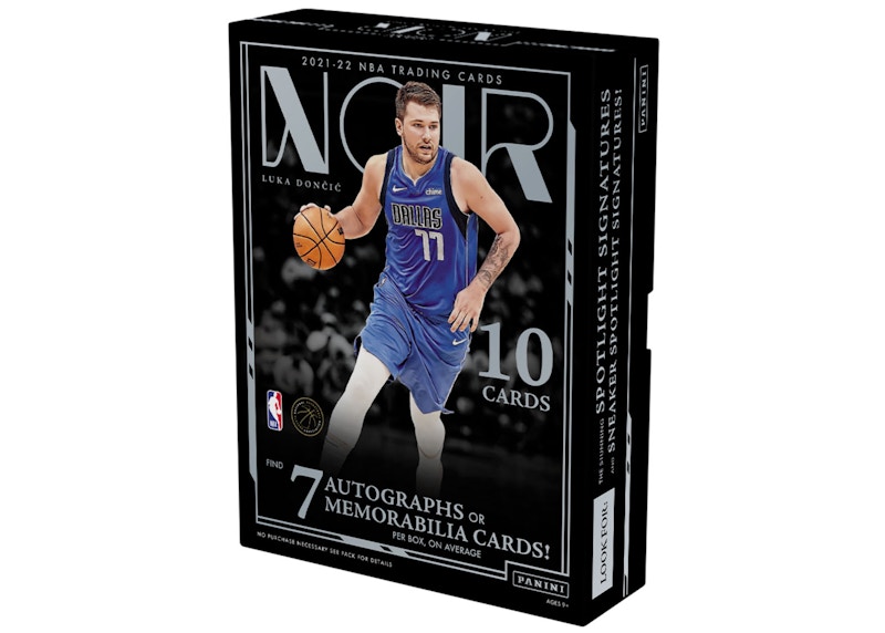 2021-22 Panini Noir Basketball Hobby Box