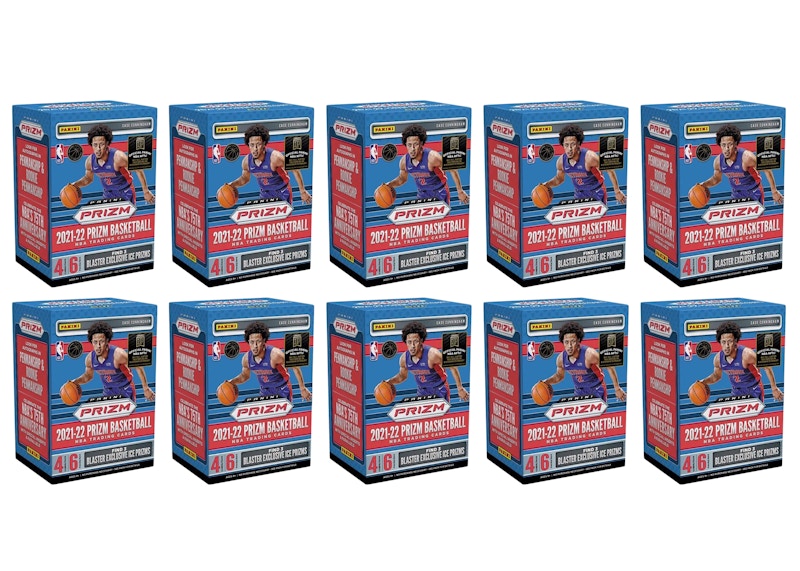 2021-22 Panini Prizm Basketball Blaster Box (Ice Prizms) 10x Lot