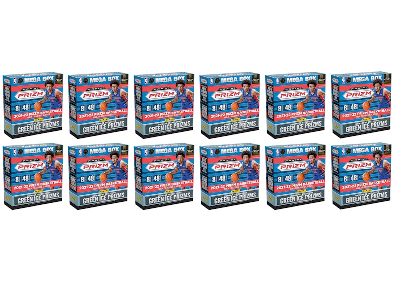 2021-22 Panini Prizm Basketball Fanatics Exclusive Mega Box (Green Ice Prizms) 12x lot