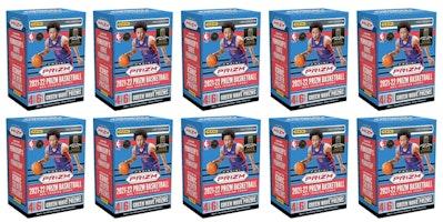 2021-22 Panini Prizm Basketball Fanatics Exclusive Blaster Box (Green Wave Prizms) 10x Lot 2021-22 Panini Prizm Basketball Fanatics Exclusive Blaster Box (Green Wave Prizms) 10x Lot