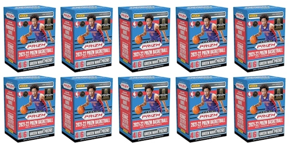 2021-22 파니니 프리즘 농구 팬내틱스 독점 블래스터 박스 (그린 웨이브 프리즘) 10개 묶음 Buy 2021-22 파니니 프리즘 농구 팬내틱스 독점 블래스터 박스 (그린 웨이브 프리즘) 10개 묶음
