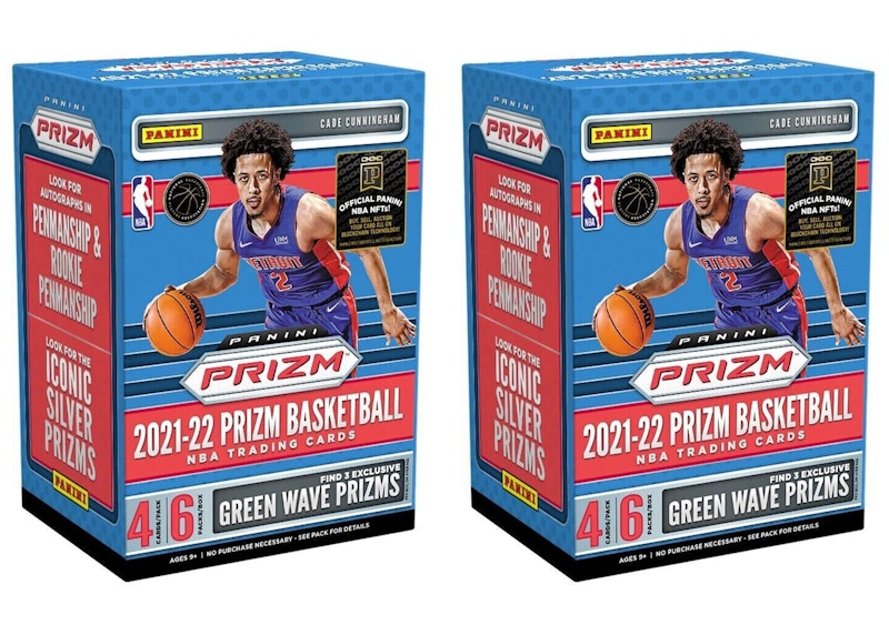 Buy Kotak Eksklusif Blaster Panini Prizm Basketball 2021-22 Fanatics (Green Wave) 2x