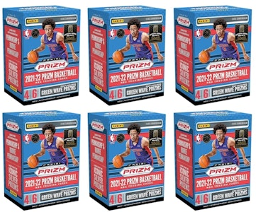 2021-22 Panini Prizm Basket Fanatics Eksklusif Blaster Box (Green Wave Prizms) 6x Lot Buy 2021-22 Panini Prizm Basket Fanatics Eksklusif Blaster Box (Green Wave Prizms) 6x Lot