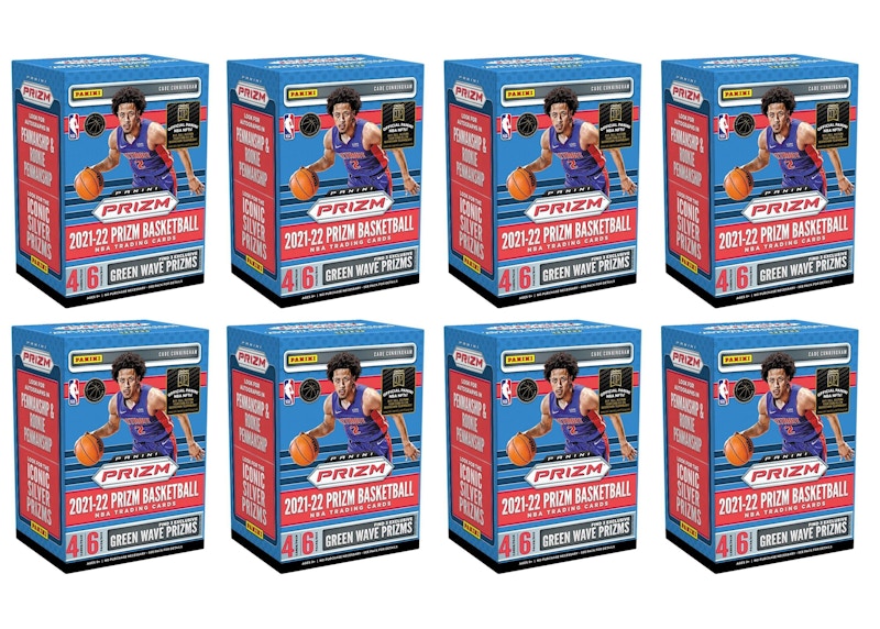 2021-22 Panini Prizm Basketball Fanatics Exclusive Blaster Box (Green Wave Prizms) 8x Lot