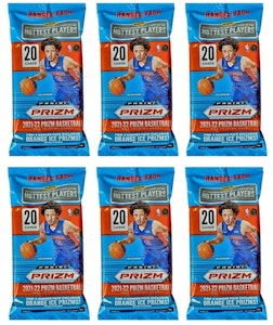 Pack de Baloncesto Panini Prizm 2021-22 Hanger (Orange Ice Prizms) Lote de 6. Buy Pack de Baloncesto Panini Prizm 2021-22 Hanger (Orange Ice Prizms) Lote de 6.