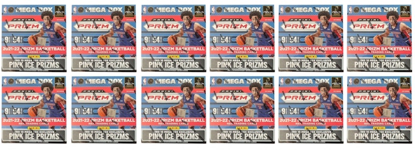 Caja Mega 2021-22 Panini Prizm Basketball (Prizms Hielo Rosa) Lote de 12. Buy Caja Mega 2021-22 Panini Prizm Basketball (Prizms Hielo Rosa) Lote de 12.