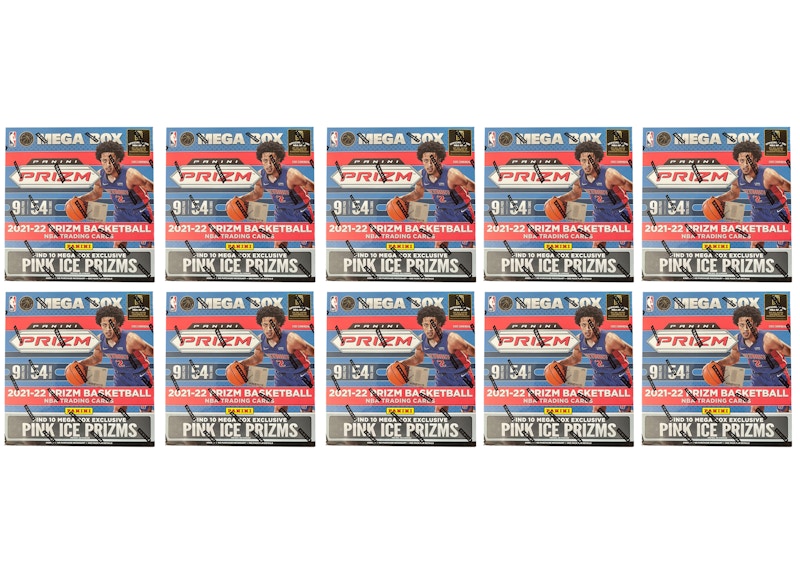 2021-22 Panini Prizm Basketball Mega Box (Pink Ice Prizms) 10x Lot