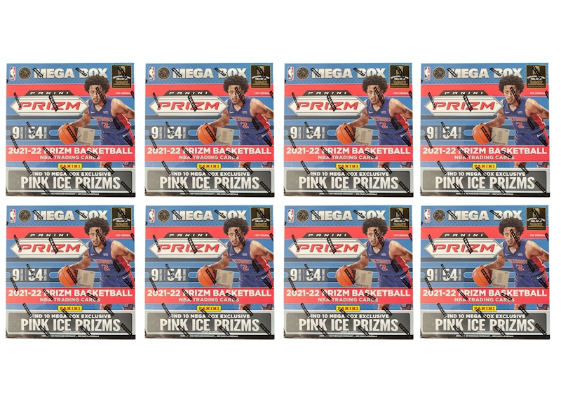 2021-22 Panini Prizm Basketball Mega Box (Pink Ice Prizms) 8x Lot