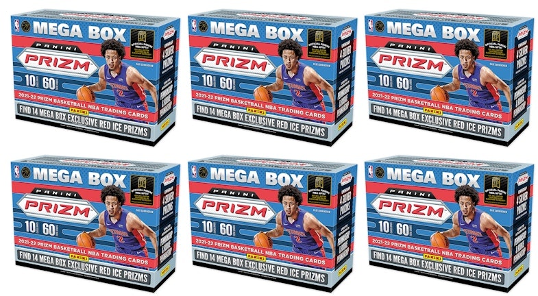 2021-22-panini-prizm-basketball-mega-box-red-ice-prizms-6x-lot