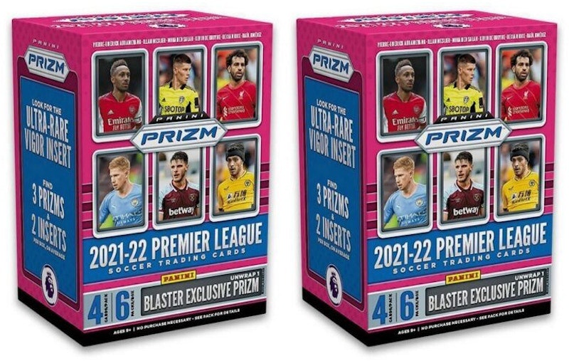 2021-22-panini-prizm-premier-league-soccer-blaster-box-2x-lot