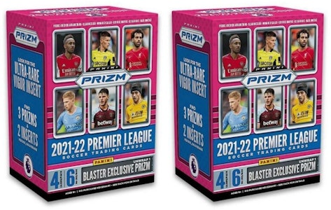 2021-22 Panini Prizm Premier League Soccer Blaster Box 2x Lot Buy 2021-22 Panini Prizm Premier League Soccer Blaster Box 2x Lot