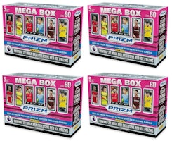 2021-22 Panini Prizm Premier League Soccer Mega Box (Red Ice Prizms) 4x Lot 2021-22 Panini Prizm Premier League Soccer Mega Box (Red Ice Prizms) 4x Lot