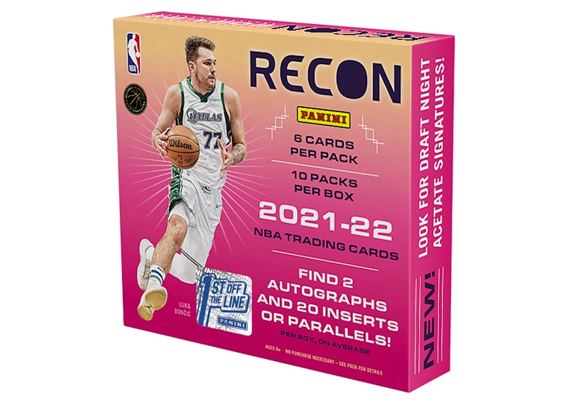2021-22 Panini Recon Basketball 1st Off The Line Hobby Box