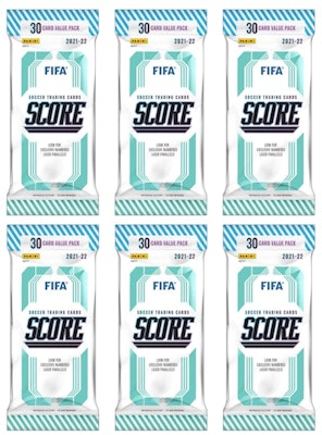 2021-22 Panini Score FIFA Soccer Fat Pack (European Exclusive) 6x lot Buy 2021-22 Panini Score FIFA Soccer Fat Pack (European Exclusive) 6x lot
