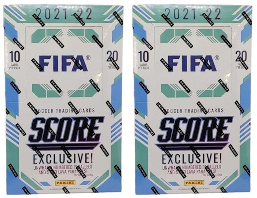 2021-22 Panini Score FIFA Soccer Retail Box (European Exclusive) 2x Lot Buy 2021-22 Panini Score FIFA Soccer Retail Box (European Exclusive) 2x Lot