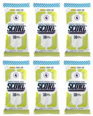 2021-22 Panini Score Premier League Soccer Fat Pack (UK Exclusive) 6x lot Buy 2021-22 Panini Score Premier League Soccer Fat Pack (UK Exclusive) 6x lot