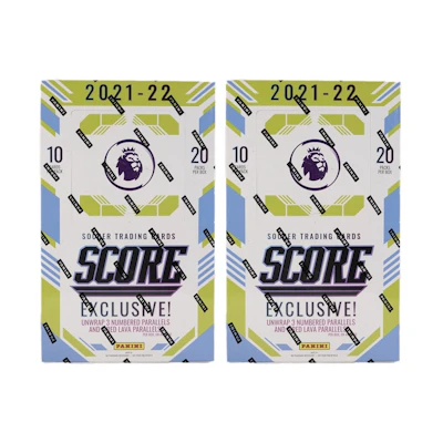 2021-22 Panini Score Premier League Soccer Retail Box (UK Exclusive) 2x Lot
