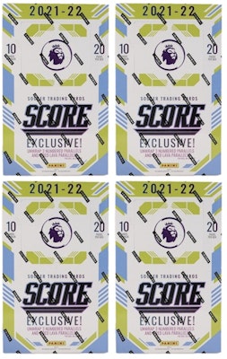 2021-22 Panini Score Premier League Soccer Retail Box (UK Exclusive) 4x Lot Buy 2021-22 Panini Score Premier League Soccer Retail Box (UK Exclusive) 4x Lot