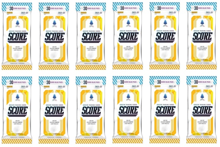 2021-22-panini-score-serie-a-soccer-fat-pack-italy-exclusive-12x-lot