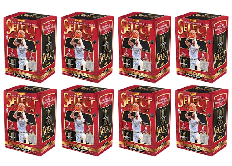 2021-22 Panini Select Basketball Blaster Box (Flash Prizms) 8x Lot