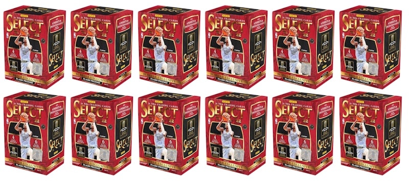 2021-22-panini-select-basketball-blaster-box-flash-prizms-12x-lot