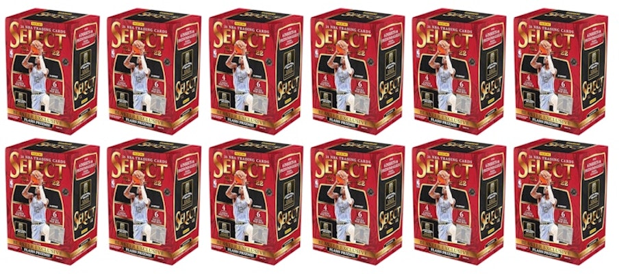 2021-22 Panini Select Basketball Blaster Box (Flash Prizms) 12x Lot Buy 2021-22 Panini Select Basketball Blaster Box (Flash Prizms) 12x Lot