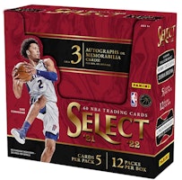 2021-22 Panini Select Basketball Hobby Box 2021-22 Panini Select Basketball Hobby Box