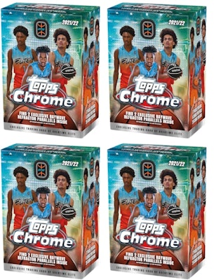 2021-22 Topps Chrome Overtime Elite Basketball Blaster Box 4x Lot Buy 2021-22 Topps Chrome Overtime Elite Basketball Blaster Box 4x Lot