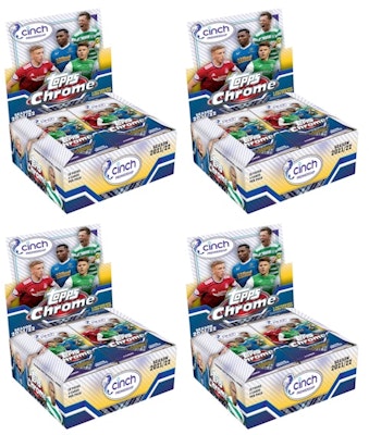 2021-22 Topps Chrome SPFL Soccer Hobby Box 4x Lot Buy 2021-22 Topps Chrome SPFL Soccer Hobby Box 4x Lot