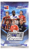2021-22 Topps Chrome Stadium Club Bundesliga Soccer Hobby Box 2021-22 Topps Chrome Stadium Club Bundesliga Soccer Hobby Box
