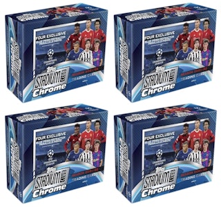 2021-22 Topps Chrome Stadium Club 歐洲冠軍聯賽足球超大盒4盒組 Buy 2021-22 Topps Chrome Stadium Club 歐洲冠軍聯賽足球超大盒4盒組