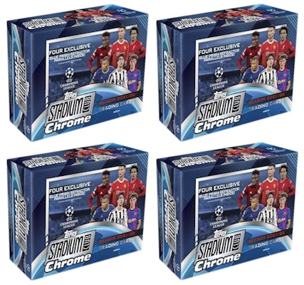2021-22 Topps Chrome Stadium Club UEFA Champions League Soccer Mega Box 4x Lot Buy 2021-22 Topps Chrome Stadium Club UEFA Champions League Soccer Mega Box 4x Lot