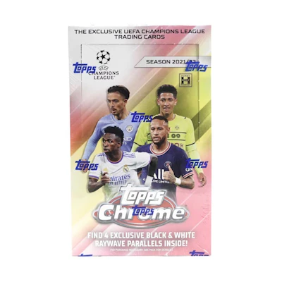 2021-22 Topps Chrome UEFA Champions League Soccer Hobby Lite Box